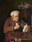 Charles Spencelayh Famous Paintings - A Touch of Rheumatism